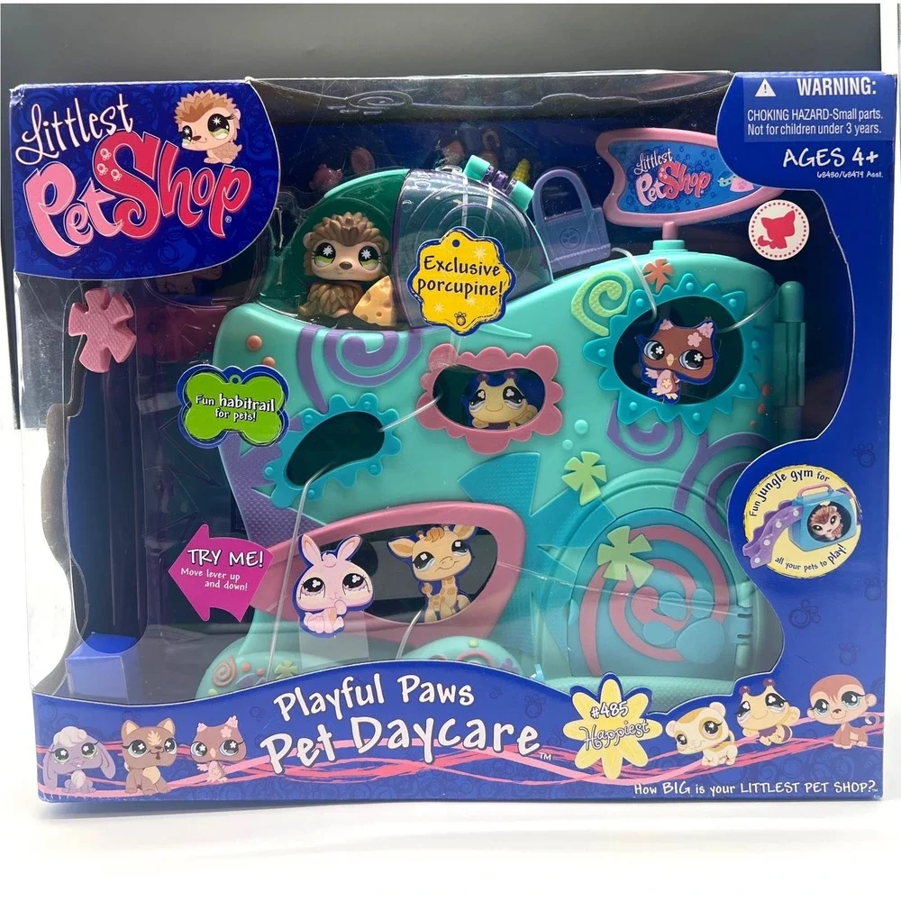 Littlest Pet Shop Hasbro 2009 Playful Paws Pet Daycare #485